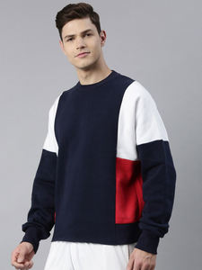 Sweat-shirt oversize en coton de haute qualité pour hommes avec logo personnalisé OEM Col rond Technique de teinture unie pour l'hiver - Product Image 3