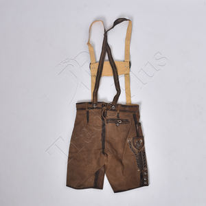 Venta caliente Nueva llegada Color personalizado Ligero Mujeres Bavarian Lederhosen Elegante Tendencia Pantalones cortos Diseño para adultos Cuero - Product Image 2