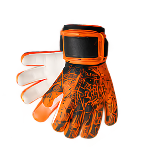 Gants de gardien de but en latex PU à découpe plate 4 mm, ajustement classique, pour football, vente en gros, OEM, durables, adhérence optimale pour les matchs - Product Image 3