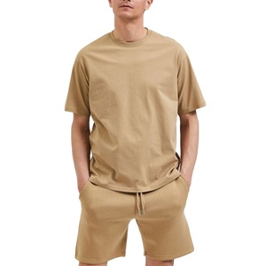 Ensemble d'été deux pièces en pur coton respirant et à séchage rapide pour homme, style décontracté, fabriqué par BS 2026 - Product Image 1