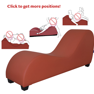 Fauteuil Tantra Love Sofa Sillon Sexuel, Meuble pour Couples, Cadre en Bois Massif, Cuir PU Écologique, Capacité 300KG - Product Image 1