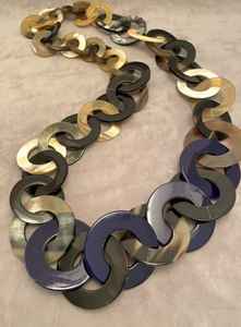 ที่กำหนดเองทำเรซิ่นเชื่อมโยงห่วงโซ่สร้อยคอที่ทำจากลูกปัดเรซินสำหรับนักออกแบบเครื่องประดับแฟชั่นและร้านค้าเครื่องประดับแฟชั่น - Product Image 4