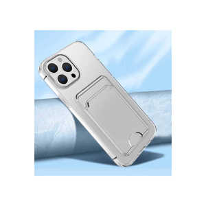 Coque de téléphone transparente en silicone antichoc Netzy SAFA Setra avec porte-cartes pour iPhone 14 Pro Max, coque de téléphone avec anneau - Product Image 2