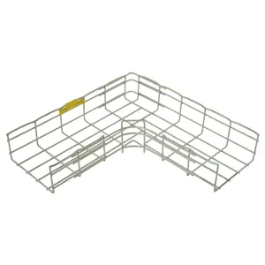 Cable Tray Horizontal Elbow 90 Degree Inox 304, Wire Mesh Cable Tray 105mm Height, Cable Holder From Bestray Vietnam Factory
