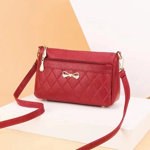 Fashion women's bag multi-layer large capacity women's single shoulder messenger bag Korean version diagonal small <b>square</b> bag - Product Image 1
