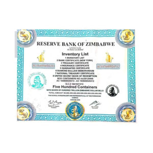 200 Billetes de Banco de Zimbabue de <span class=keywords><strong>Cincuenta</strong></span> Dólares, Rollos de Billetes de Papel con Diferentes Números de Serie, Coleccionables en Caja - Product Image 2