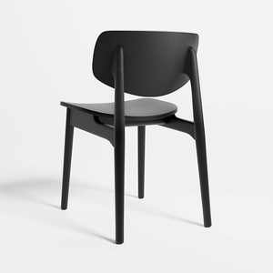 Venta al por mayor de muebles de cocina para el hogar al aire libre moderno apilable de madera sillas de comedor café de madera Silla de ocio, de lujo Japón - Product Image 2