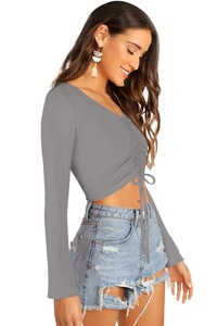 คอลเลกชันใหม่อินเดียเสื้อถักอินเทรนด์ผู้หญิงสบายปกติเสื้อสั้นทางการจากบูติกอินเดีย - Product Image 2