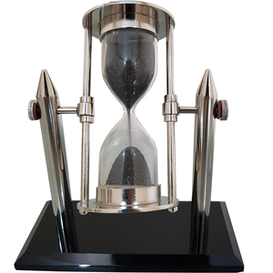 Proveedor indio Temporizador de arena de vidrio decorativo grande para Decoración de mesa de sala de estar para exportación mundial - Product Image 6