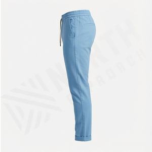 Pantalones Deportivos Casuales de Primavera y Otoño para Hombre, Ligeros, con Bolsillos Laterales de Encaje, Cómodos, de Talla Grande, de Algodón Orgánico, Estilo Jogger - Product Image 3
