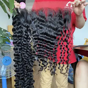 סיטונאי זול Perruque Cheveux Humain Tissage Bresilienne 100 שיער טבעי אריגה ישר שיער חבילות