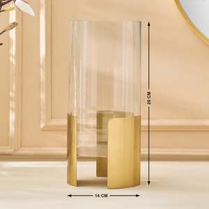 Nouveauté luxe ouragan bougie support lampe lanterne dernier modèle maison décorative noël pâques vente en gros - Product Image 5