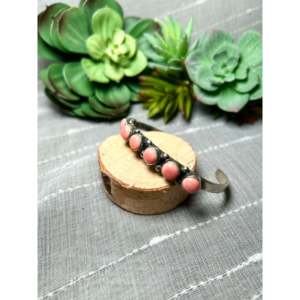 Jameson Garcia Pink Conch & Sterling <b>Silver</b> Fashion <b>Cuff</b> <b>Bracelet</b> - Product Image 3
