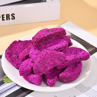 Premium Gedroogde Drakenvrucht Schijfjes Groothandel, Natuurlijke Rode/Witte Pitaya Knapperige Snack voor Cereal Yogurt Bakken