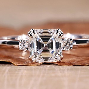 RB Gems lujo señoras mujeres joyería personalizada GIA IGI certificado CVD laboratorio crecido compromiso anillo de bodas con moissanita y diamante - Product Image 1