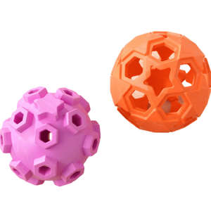 Pelotas para Perros Modernas, Ecológicas y Ligeras, para Masticadores Agresivos, Juguetes de Goma Dura Resistentes, Multifuncionales, Anti-fugas - Product Image 1