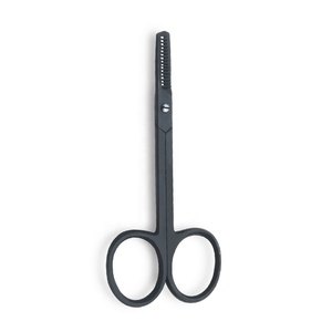 Nouvelles ciseaux à sourcils en acier inoxydable finition satinée, coupe-précise pour femmes et hommes, soins personnels, certifiés CE ISO - Product Image 3