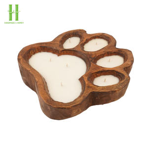 BEST SELLER Bol à pâte en bois pour chien, bol à pâte en bois OEM personnalisé, antique, coloré, vintage, centre de table, décoration de table - Product Image 4