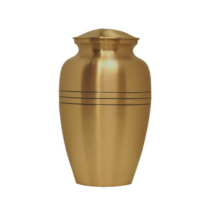 Top Best Quality Brass Metal Cremation Funeral Urns Indian Supplies for Adult <b>Ashes</b> <b>Keepsake</b> Urns Pet Urns to Save Memory Golden - Product Image 1