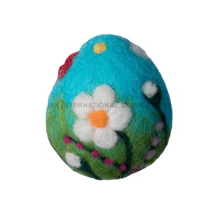 เข็มสักหลาดลายดอกไม้ไข่อีสเตอร์สำหรับปีใหม่จีนของขวัญวันฮาโลวีนงานเฉลิมฉลองเทศกาลคริสต์มาสเนปาล - Product Image 1