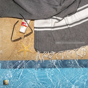 Stylish Hotel Sarong Best Quality OEM Wearable 100% Cotton Turkish Towel Peshtemals Ayseliza <b>Home</b> Beach Travel <b>Gym</b> Custom Logo - Product Image 2