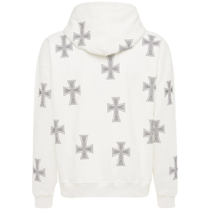 Sudadera con Capucha Térmica Personalizada al por Mayor con Pedrería, Estilo Nuevo, con Cremallera y Capucha Extra Grande, Diseño de Logotipo con Pedrería, Sudadera Básica - Product Image 2