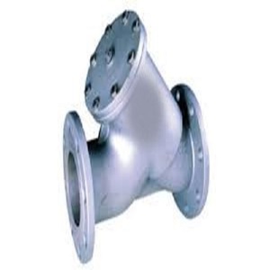 Crépine de pipeline de type Y en fonte à haute température avec arrêt manuel pour vannes de médias d'huile - Product Image 1