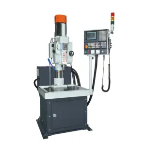 CNC Drilling Tapping Machine Fixed Table Inner Coolant Gear Drive Spindle Auto Feedrate MT4 GSM Code 6850 Controller