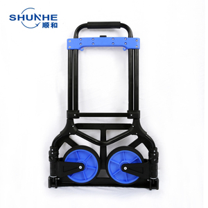 <span class=keywords><strong>Chariot</strong></span> utilitaire pliable rapide avec tapis antidérapant, idéal pour les foires artisanales, les marchés aux produits et l'organisation du garage - Product Image 3