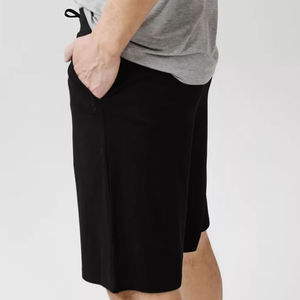 Pantalones Cortos Deportivos de Lona de Algodón de Alta Calidad al por Mayor para Hombre, Pantalones Cortos de Baloncesto con Malla Personalizada de Secado Rápido y Cordón Ajustable - Product Image 4