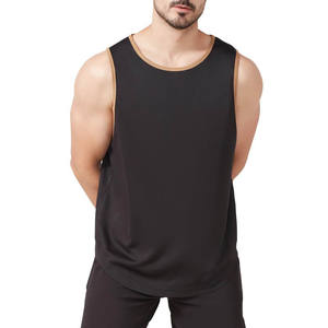 Camisetas sin mangas informales con logotipo personalizado para hombre, ropa deportiva holgada para correr, entrenamiento, venta al por mayor, 2024 - Product Image 1