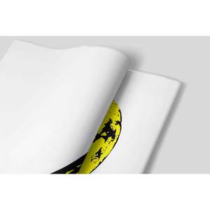 Art abstrait sur toile de bananes : style graffiti, cadre noir, design imprimé, affiche roulée - Product Image 1
