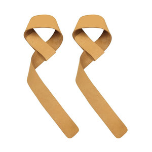 Sangles de musculation en cuir de haute qualité, confortables et résistantes, pour la musculation. - Product Image 3