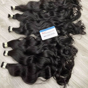 Cheveux en vrac, cheveux humains de très haute qualité, meilleures extensions de cheveux, magnifiques, très brillants et lisses, faciles à appliquer, ondulés naturels en vrac - Product Image 1