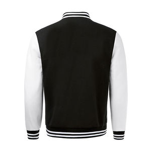 Varsity Jacket Mangas largas con puños acanalados Letterman College jacket College Baseball jacket para hombres - Product Image 2