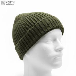 Gorro de Cricket Holgado Personalizado para Hombre, de Lana Azul con Logotipo Bordado en la Parte Delantera y Elástico en el Interior, Estilo Inglaterra, Escocia, Australia - Product Image 6