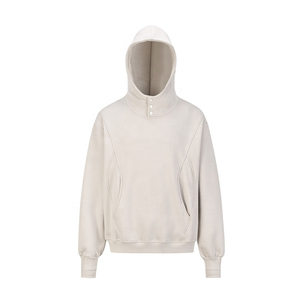 Unisex 2025 Winter Hoodie High Quality 100% Cotton Fleece Oversize Heavy Weight Zipper Custom Logo Printing Embroidery OEM - Product Image 5