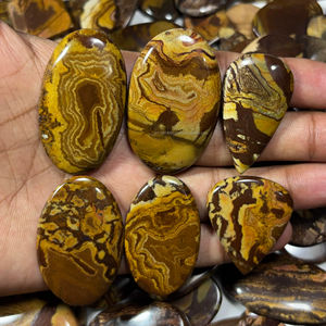 Outback Jasper cabujón suelto 100% Natural Outback Jasper piedra preciosa para la fabricación de joyas excelente corte Material de cristal al por mayor - Product Image 1