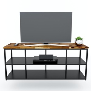 Modern Industrial Wood Living Room Furniture Set 5-Piece PK007 Home Furniture Combo - Product Image 5