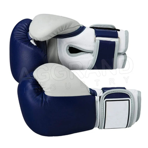 Premium Boxing Gloves PU Leather Training Sparring MMA Kickboxing Gym Fitness OEM Custom Durable for Closure Unisex - Product Image 1