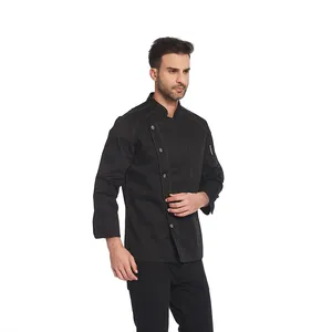Camiseta de uniformes italianos para hombre, abrigo de Chef de manga corta, 2021