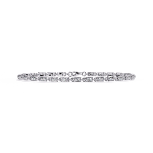 Pulsera con Certificado IGI, Diamante Cultivado en Laboratorio VVS1 CVD HPHT, Oro Sólido de 14k/18k, Corte Brillante de Tres Puntas, Pulsera de Tenis para Mujer - Product Image 3