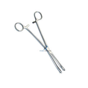 Fórceps de esponja Foerster quirúrgico profesional, abrazadera hemostática recta de acero inoxidable de 12 pulgadas, herramienta de agarre médico - Product Image 6