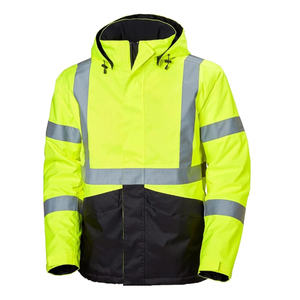 แจ็กเก็ตทำงานสะท้อนแสงแบบสองโทนสี Hi-Vis แจ็คเก็ตนิรภัยสำหรับคนงานก่อสร้างอุตสาหกรรม - Product Image 3