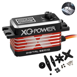 Servo XQ-Power Steel Gear <span class=keywords><strong>de</strong></span> 25KG y 0.07 segundos <span class=keywords><strong>de</strong></span> bajo perfil, para cabrestante inteligente, con rotación continua <span class=keywords><strong>de</strong></span> 360° y motor digital sin escobillas para RC - Product Image 1