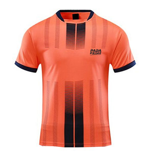 Custom Eco-Friendly Moisture-Wicking Soccer <b>Shirt</b> with Short Sleeves 100% Polyester Breathable <b>Mesh</b> Inserts for Sports Training - Product Image 1
