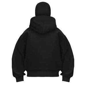 Sudadera con Capucha de Invierno para Hombre, 360 Gramos, 100% Algodón, OEM, Casual, Lisa, de Alta Calidad, Personalizable con Bordado y Cremallera - Product Image 4