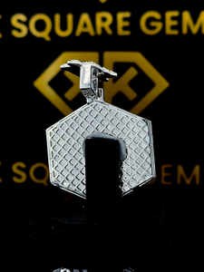 Colgante Hip Hop con Letra Personalizada, Colgante con Número Hip Hop para Hombre, Colgante de Moissanita, Joyería Hip Hop Ice Out - Product Image 3