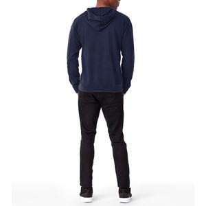 Oem-Sudadera con capucha para hombre, prenda deportiva masculina de gran tamaño con estampado de Dtf en blanco y peso pesado, logotipo personalizado - Product Image 2