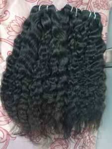 หนังกำพร้าชิดร่างกายคลื่นผมส่วนขยายที่มีอยู่ในราคาโรงงานขายส่งจากอินเดียและด้านล่างหนา - Product Image 5